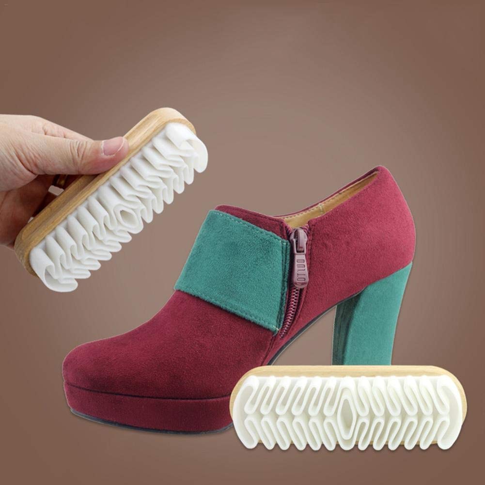 SkyShopyRubber Crepe Soft Shoe Brush - Suitable for Leather Cleaning Suede & Nubuck Boots, Bags and Belts (Handcrafted Suede Brush for Shoes), Multicolour SkyShopyRubber Crepe Soft Shoe Brush - Suitable for Leather Cleaning Suede & Nubuck Boots, Bags and Belts (Handcrafted Suede Brush for Shoes), Multicolour